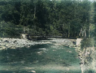 jembatan besi sungai lae renun di jalan sidikalang dan silalahi