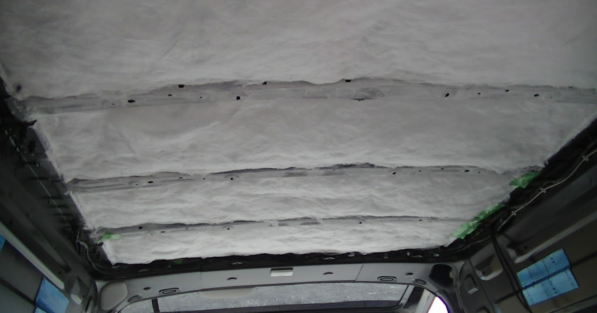 Nv350キャラバン車中泊diy 壁と天井の断熱 シンサレート 調湿気密シート