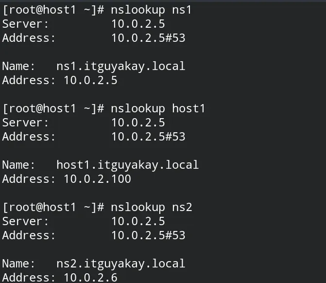 DNS configuration