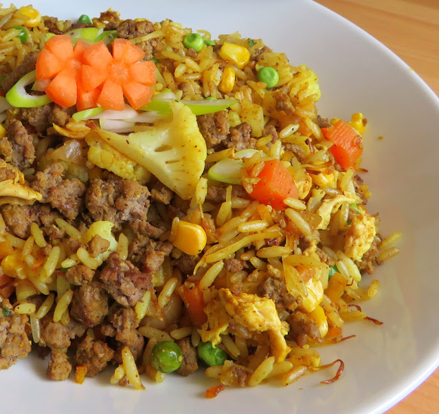 Curried Beef Fried Rice