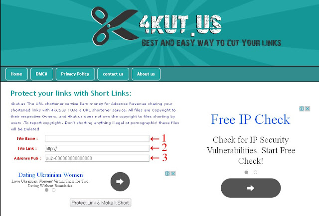 ضاعف أرباحك في أدسنس مع موقع 4kut.us