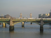 Southwark Bridge with London Bridge in the background (img )