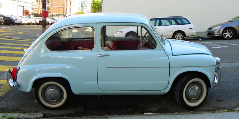 San Francisco Street Sighting 1965 Fiat 600D