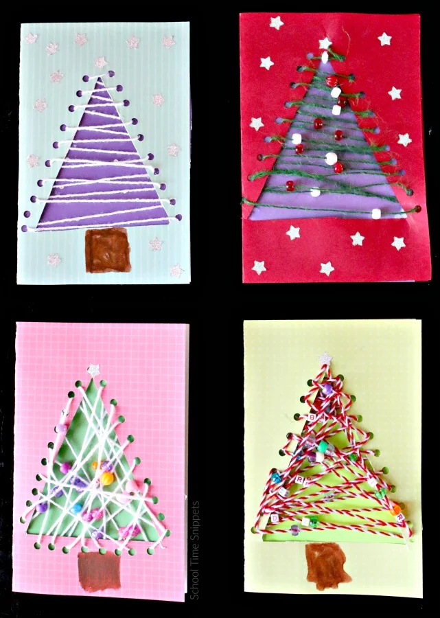 christmas cards for kids to make