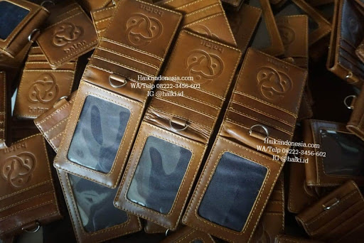 souvenir tempat id card kulit Jogja