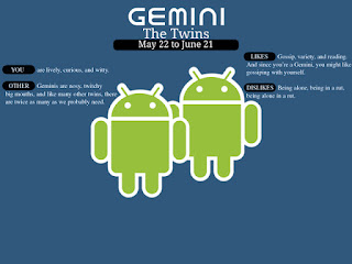 Gemini Android Backgrounds