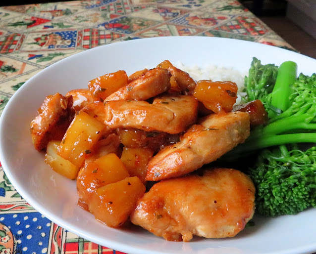 Garlic Butter Pineapple Chicken