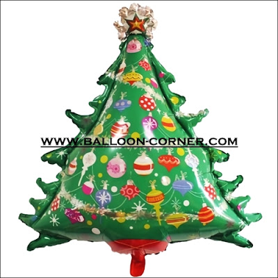 Balon Foil Pohon Natal (Ukuran JUMBO)