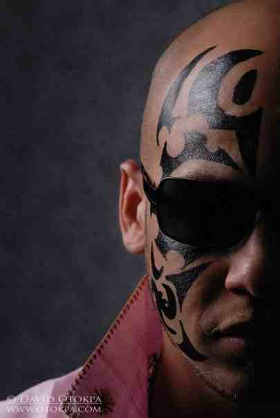 Behind the tattoo is Sose, DJ SOSE. He is from Nigeria and Hungary, 