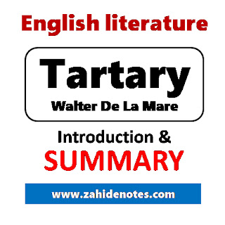 Tartary poem summary and introduction