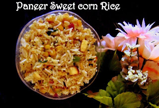 Paneer Sweet Corn Rice