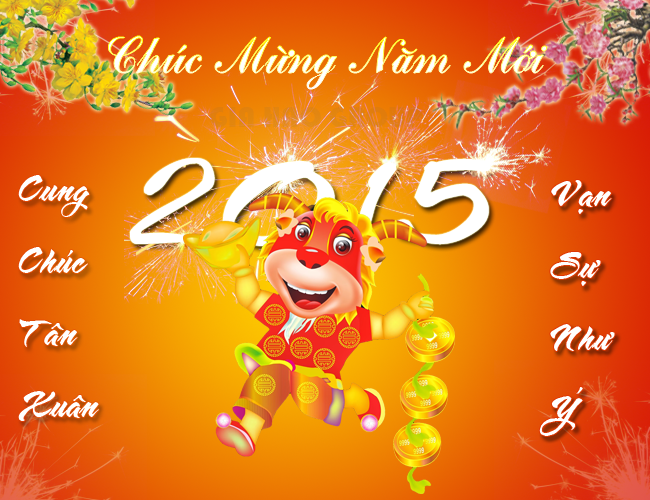 Hình ảnh đẹp tết nguyên đán ẤT MÙI 2015