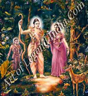Ram, Sita and Lakshman