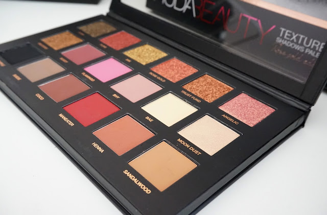 Textured Shadows Palette Rose Gold Edition Huda Beauty