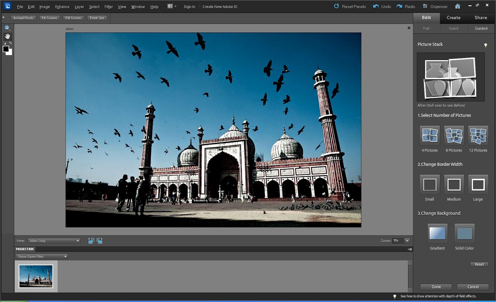 Picture Stack is one of the new features in Adobe Photoshop Elements ...