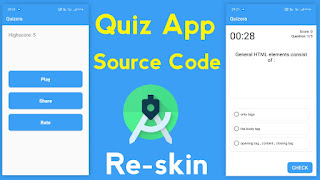 quiz app source  code