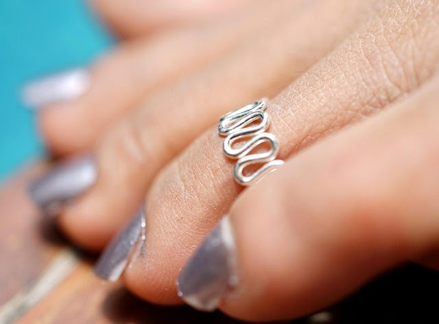 Sterling Silver Adjustable Toe Rings