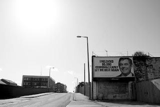 Photograph of an Election billboard campaign.