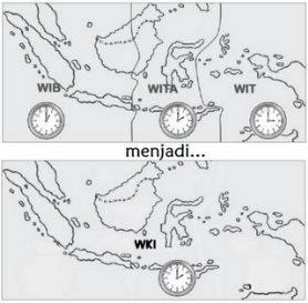 Penyatuan Zona Waktu Akan Diterapkan Tahun Ini