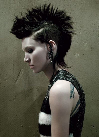 Well actually this is Rooney Mara that Dragon Tattoo Lady tattoo lady