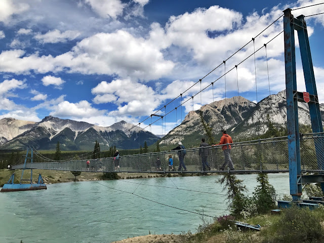 Camping in the Kootenay Plains, Alberta 