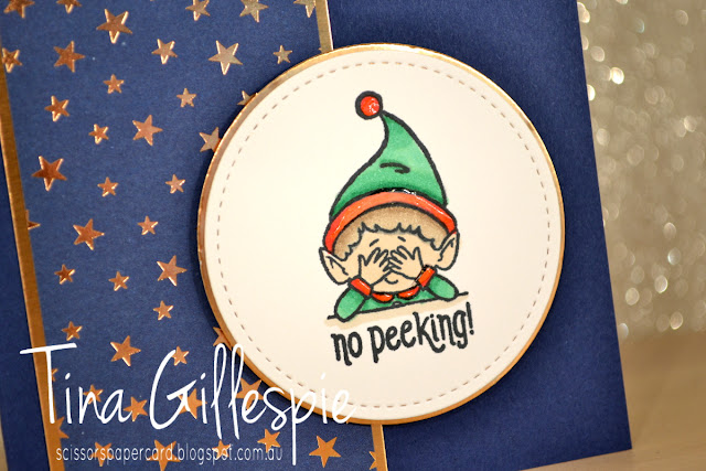 scissorspapercard, Stampin' Up!, Art With Heart, Heart Of Christmas, # Elfie, Brightly Gleaming SDSP, Stampin' Blends, Christmas