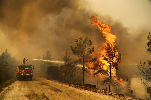 Turkey Antalya Mugla Wildfires Afflict