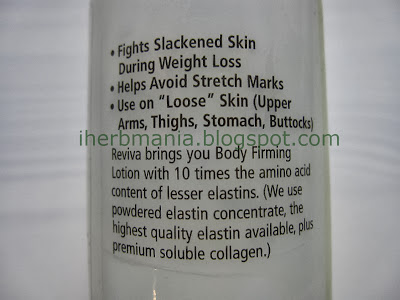 Iherb Elastin & Collagen Body Firming Lotion Reviva Labs