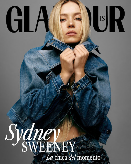 Sydney Sweeney Beautiful Fashion Model Photo Shoot for Glamour Magazine December 2023