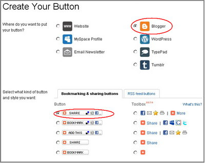 Memasang Bookmark AddThis Di Blog