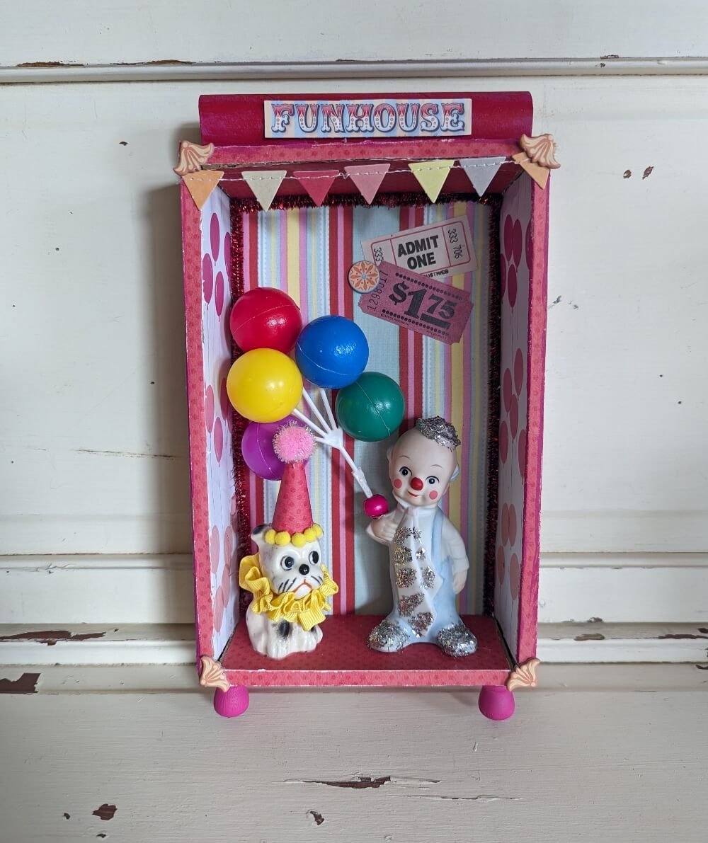 Altered Art Circus Assemblages