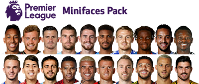 PES 2019 Minifaces Complete Premier League by Cesc