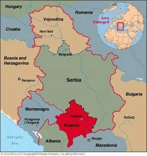 Kosovo Map Yugoslavia