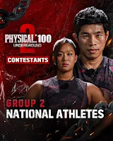 Physical: 100 Season 2 Contestants Group 2 National Athletes