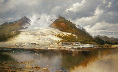 New Zealand's Pink and White Terraces, were considered a natural wonder