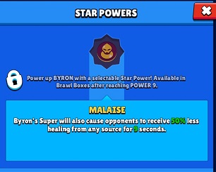 byron, new brawler, brawl stars, mythic brawler, brawler stats, byron star power