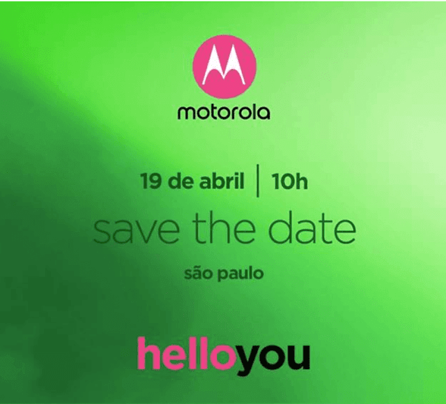 Motorola Brazil is announcing the Moto G6 Plus on April 19