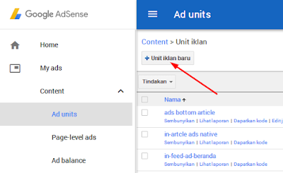 Cara Membuat Iklan Tautan AdSense di Blog