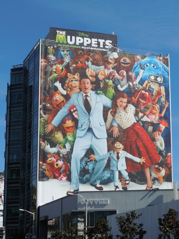 Giant Muppets movie billboard