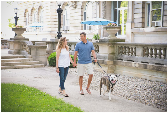 engagement session at St. Mary-of-the-Woods College