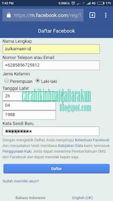 Cara Buat Akun Facebook Baru