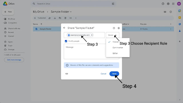 Step 3 and 4 for Manual direct link Generate