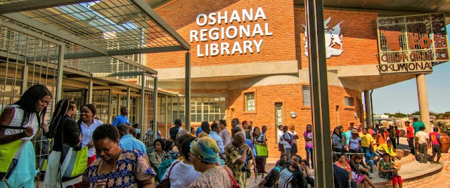 NPH also made a stop at the recently opened Oshana Regional Library.