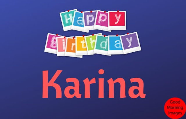 Happy Birthday Karina