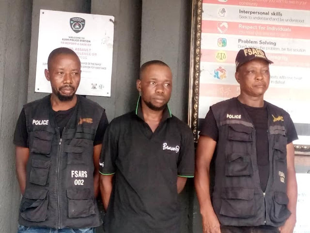 Two SARS Operatives And Civilian Accomplice Arrested In Lagos For Extortion And Intimidation Of Citizens