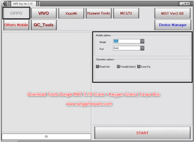 Download Tools Dongle MRT 3.19 Crack + Keygen Gratis | Tanpa Box