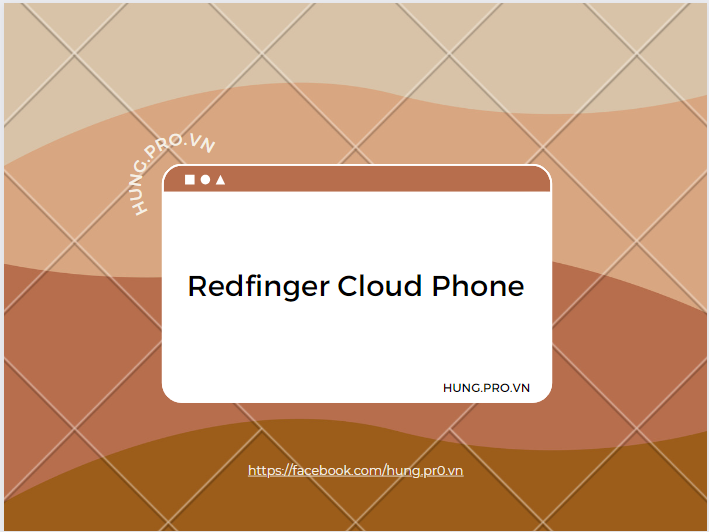 [TIPS] Redfinger Cloud Phone