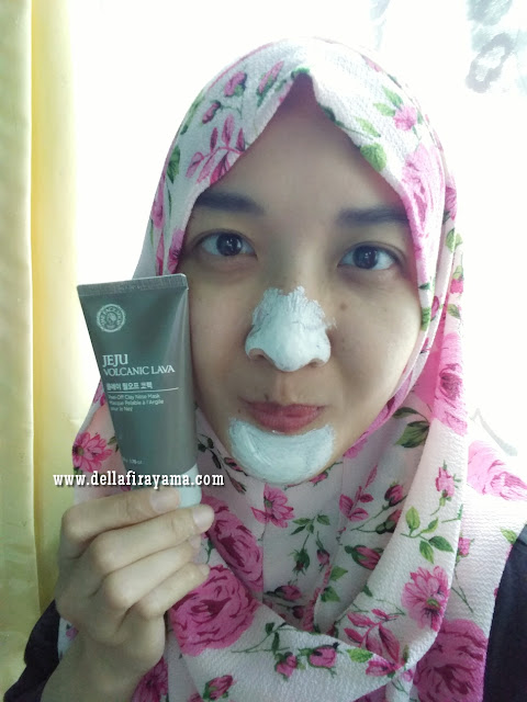 Review The Face Shop Jeju Volcanic Lava Peel Off Clay Nose Mask