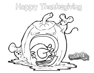 free happy thanksgiving coloring sheet