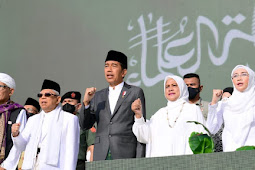 Jokowi Hadiri Resepsi Puncak Satu Abad NU